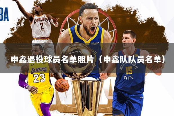 申鑫退役球员名单照片（申鑫队队员名单）
