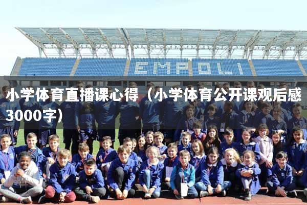 小学体育直播课心得(小学体育公开课观后感3000字)